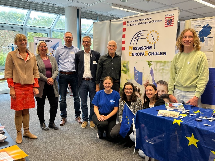 JuBos der Europaschule Gladenbach beim 14. Demokratietag an der Werner-von-Siemens Schule in Wetzlar